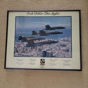 COPY - Blue Angels autographed picture 1997 era